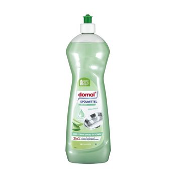Domol Balsam Yüksek Yağ Çözme Gücü Aloa Veralı, Elde Yıkama 1000 ml Bulaşık Deterjanı