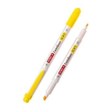 Dong-A 02 Twinliner Soft Limon Sarısı Fosforlu Kalem