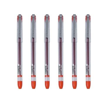 Dong-A My-Gel Kırmızı 0,5 mm 6 Adet İğne Uçlu Kalem