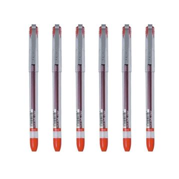 Dong-A My-Gel Kırmızı 0,5 mm 6 Adet İğne Uçlu Kalem