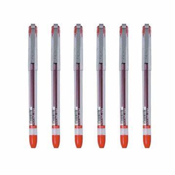 Dong-A My-Gel Kırmızı 0,5 mm 6 Adet İğne Uçlu Kalem
