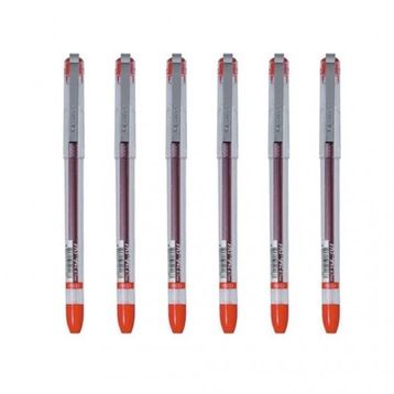 Dong-A My-Gel Kırmızı 0,5 mm 6 Adet İğne Uçlu Kalem
