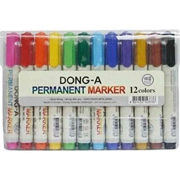 Dong-A Permanent 12 Renk Markör