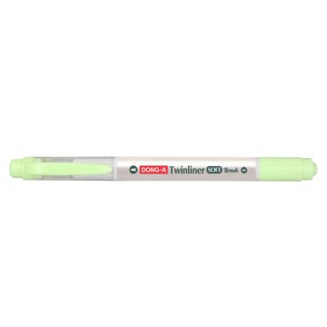 Dong-A Twinliner Soft No:05 Neon Sarı Fırçalı Fosforlu Kalem