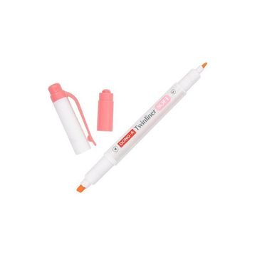 Dong-A Twinliner Soft No:12 Mercan Pembe Fırçalı Fosforlu Kalem