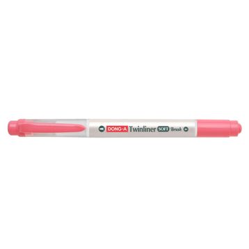 Dong-A Twinliner Soft No:12 Mercan Pembe Fırçalı Fosforlu Kalem