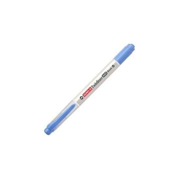 Dong-A Twinliner Soft No:38 Mavi Fırçalı Fosforlu Kalem