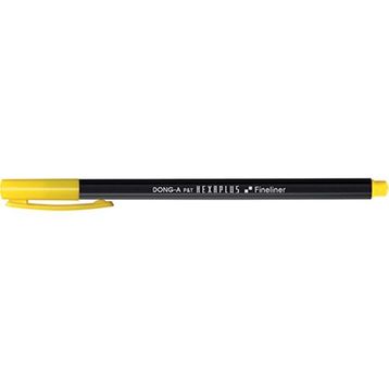Donga Hexaplus Fınelıner Sarı Fiber Uçlu Kalem