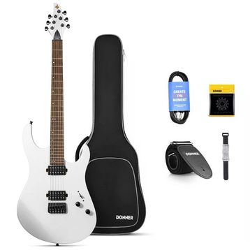 Donner DMT-100 Beyaz Elektro Gitar