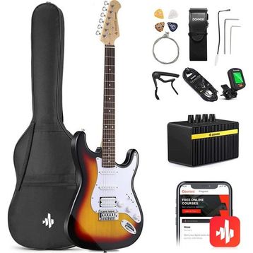 Donner DST-100S ST Sunburst Elektro Gitar Seti