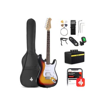 Donner DST-100S ST Sunburst Elektro Gitar Seti