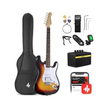 Donner DST-100S ST Sunburst Elektro Gitar Seti