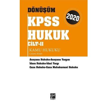 Dönüşüm Kpss Hukuk Cilt 2 Kamu Hukuku Çalışma Kitabı - Kolektif