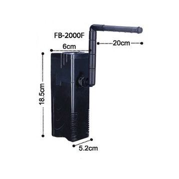 Dophin 400 L/h İç Filtre