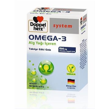 Doppelherz Omega-3 Alg Yağı 60 Kapsül