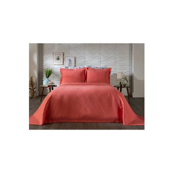 Doqu Home Beste Nar Çiçeği Çift Kişilik Yatak Örtüsü