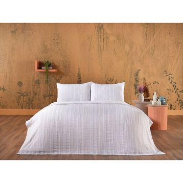 Doqu Home Calista Beyaz Tek Kişilik Pike Seti