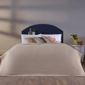 Doqu Home Clara Waffle Krem Tek Kişilik Pike Seti