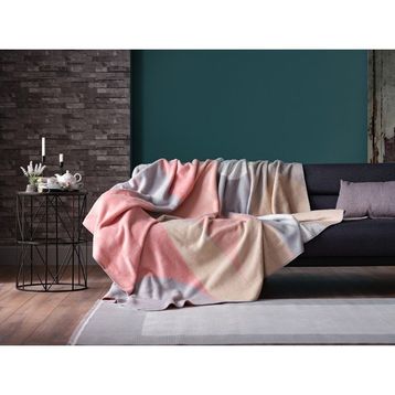 Doqu Home Scala Pudra 200x220 cm Çift Kişilik Battaniye