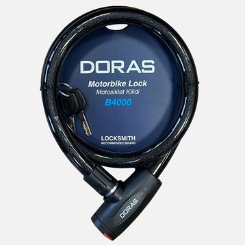 Doras 120 cm Anahtarlı Motorsiklet Kilidi