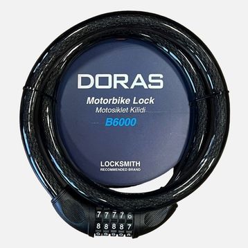 Doras 120 cm Şifreli Motorsiklet Kilidi