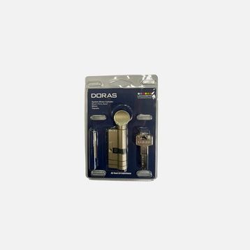 Doras 68 mm Saten Bilyalı Mandallı Çift Tuzak Topuzlu Pirinç Barel