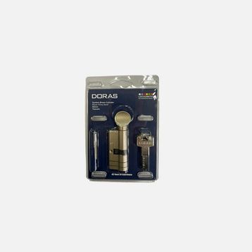 Doras 68 mm Saten Bilyalı Mandallı Çift Tuzak Topuzlu Pirinç Barel