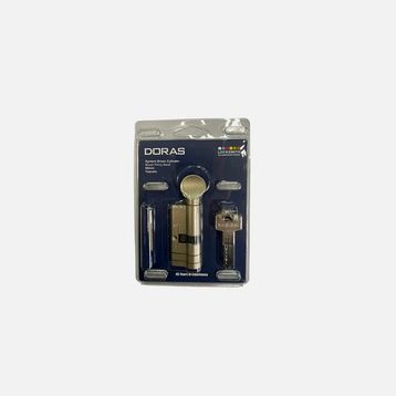Doras 68 mm Saten Bilyalı Mandallı Çift Tuzak Topuzlu Pirinç Barel