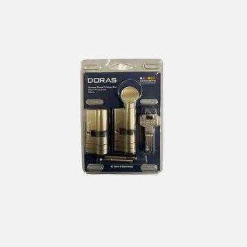 Doras 68 mm Tuzaklı Alt-Üst Barel SetiTopuzlu Pirinç