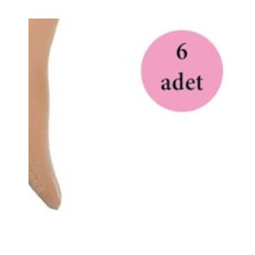 Dore Ten 57 6 Adet Masaj Kadın Çorap