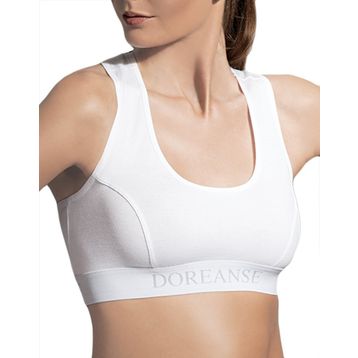 Doreanse 14110 Beyaz Modal Sporcu Sütyeni