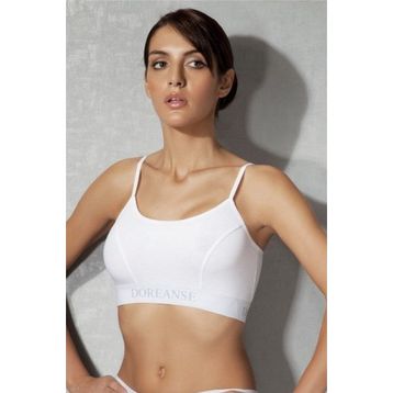 Doreanse 14120 Beyaz Modal Sporcu Sütyeni