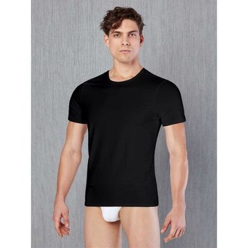 Doreanse 2531 Siyah Erkek Koton Kumaş T-Shirt