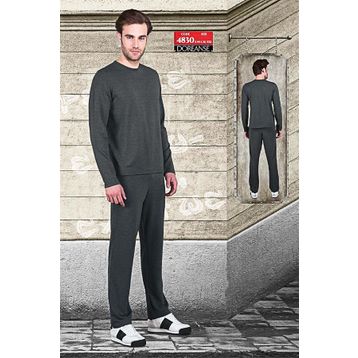Doreanse 4830 Antrasit Erkek Pijama Takımı