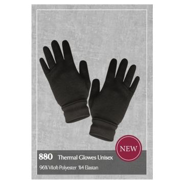 Doreanse 880 Siyah Unisex Termal Eldiven