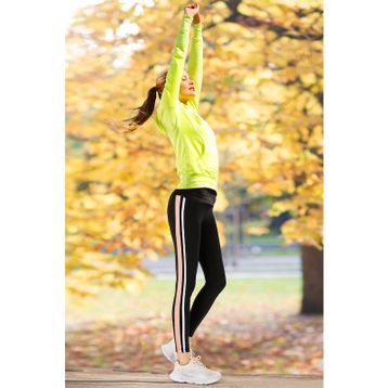 Doremi Active Sportive Çift Çizgili Tayt