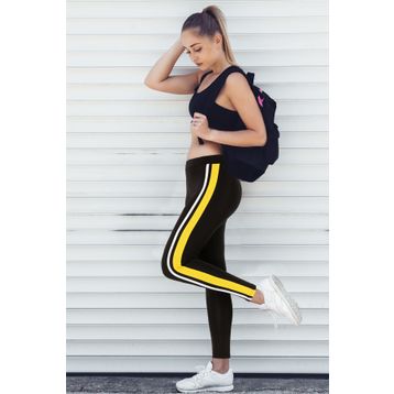 Doremi Active Sportive Çift Çizgili Tayt