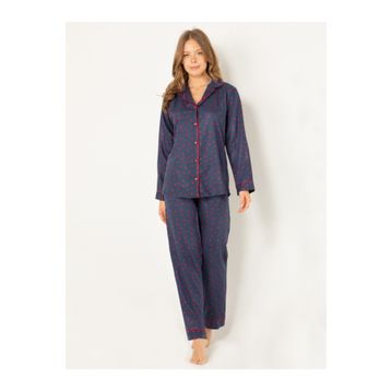 Doremi Doğal Viskon Düğmeli Pijama Takımı