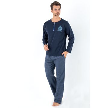 Doremi Prussian Blue Erkek Pijama Takımı