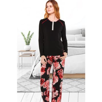 Doremi TW002-000521 Siyah Bayan Pijama Takımı