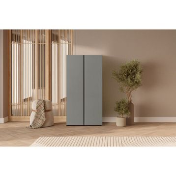 Doressa Bony Grey 2 Kapılı Gri Gardırop
