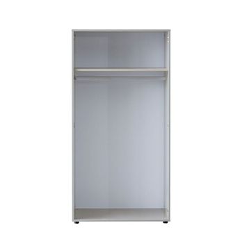 Doressa Bony Grey 2 Kapılı Gri Gardırop
