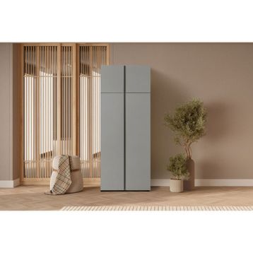 Doressa Bony Grey 2 Kapılı Modüllü Gri Gardırop
