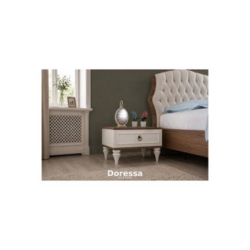 Doressa Home Beyaz Supre Komodin