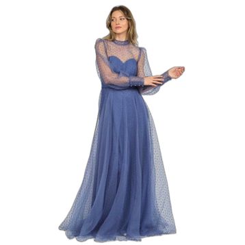 Doridorca 5923054 Indigo Kadın Abiye Elbise
