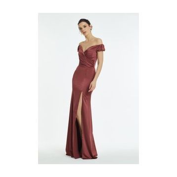 Doridorca 5923083 Tarçın Kadın Abiye Elbise