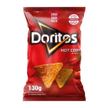 Doritos 130 gr Süper Boy Hot Corn Acı Biberli Mısır Cipsi