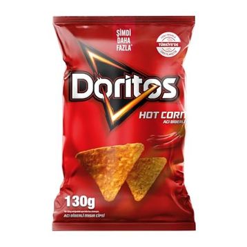 Doritos 130 gr Süper Boy Hot Corn Acı Biberli Mısır Cipsi