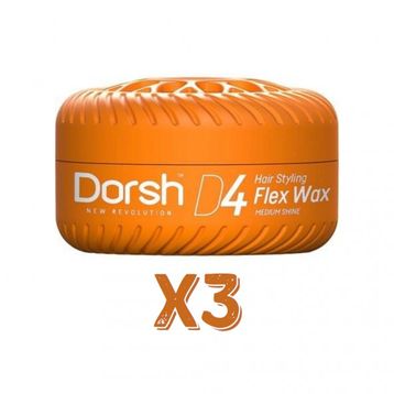 Dorsh Flex D4 3x150 ml Saç Şekillendirici Wax