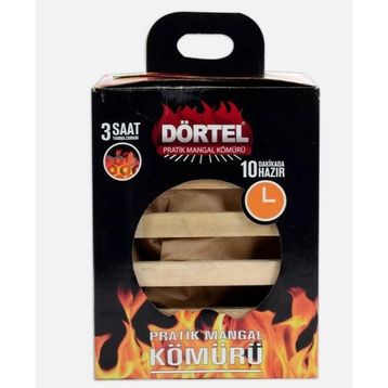 Dörtel 2 kg Pratik Mangal Kömürü